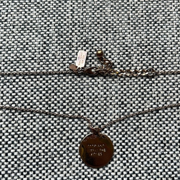 Kate Spade “Stop and Smell the Roses ” Rose Gold Pendant Necklace - Picture 15 of 16